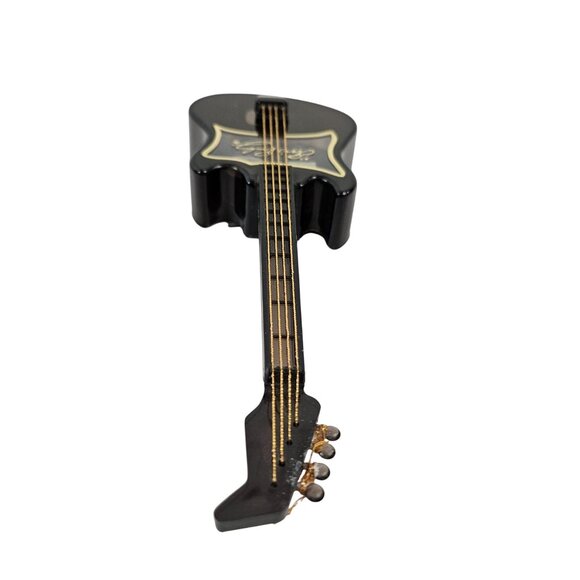 Elvis Presley Music Box Guitar Shape Love Me Tender Works Vintage Collectible - Picture 3 of 9